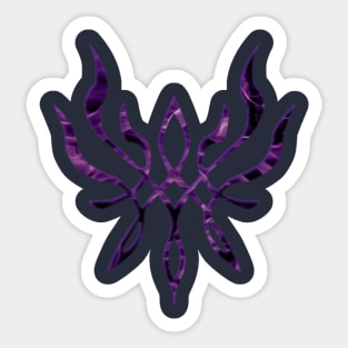 Flame Crest Sticker